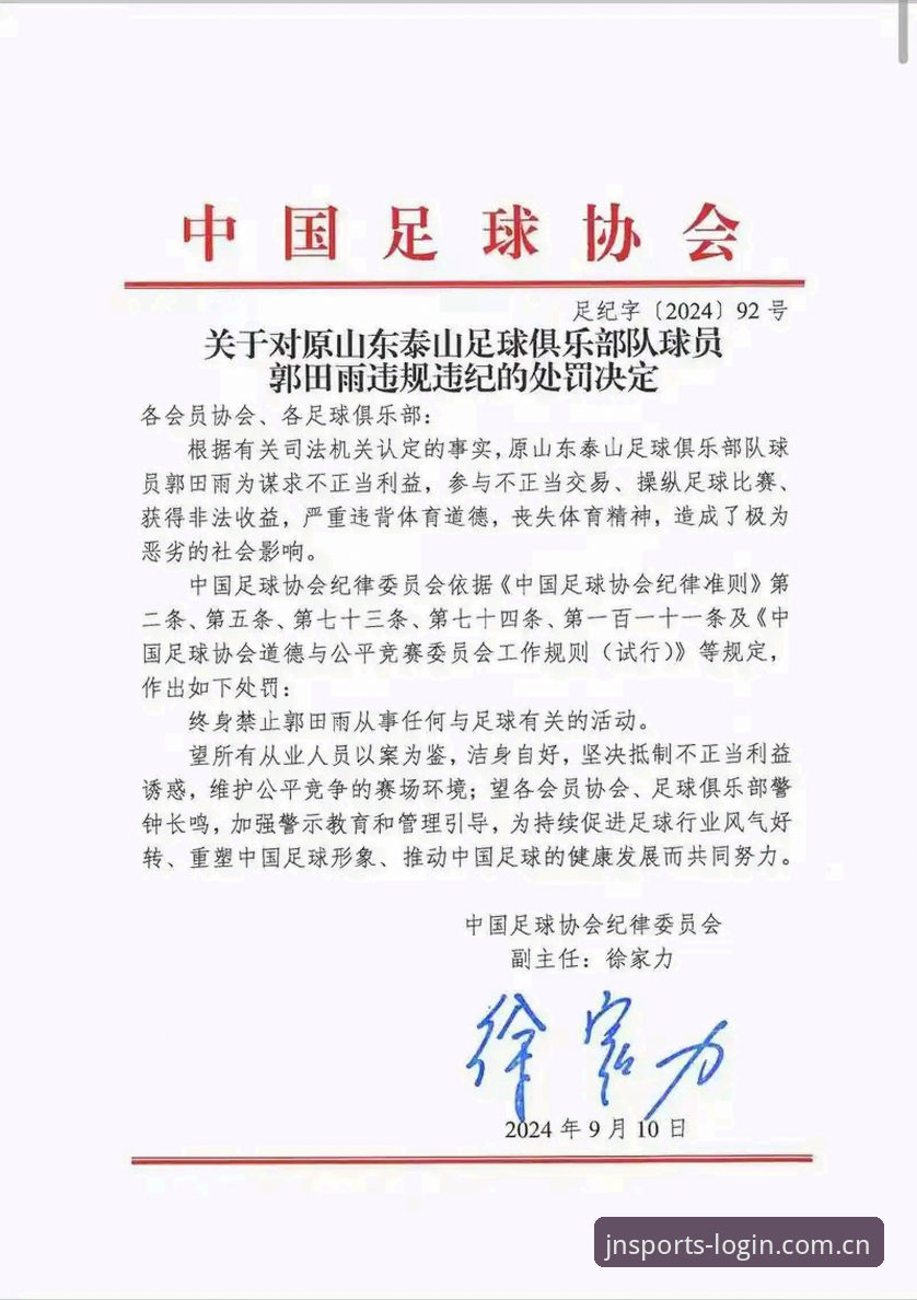 中国足协第三批禁足名单震撼发布：65人受罚的7大关键细节与行业反思